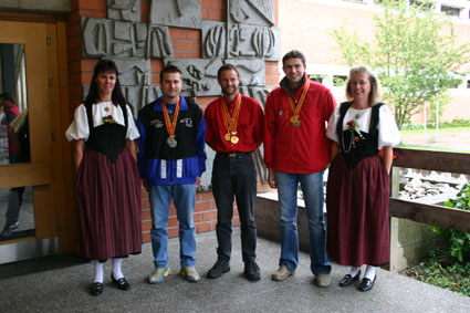 300m Freie Waffen: 2. Zbinden Martin ML, 1. Werren Markus OL, 3. Roth Christian OL